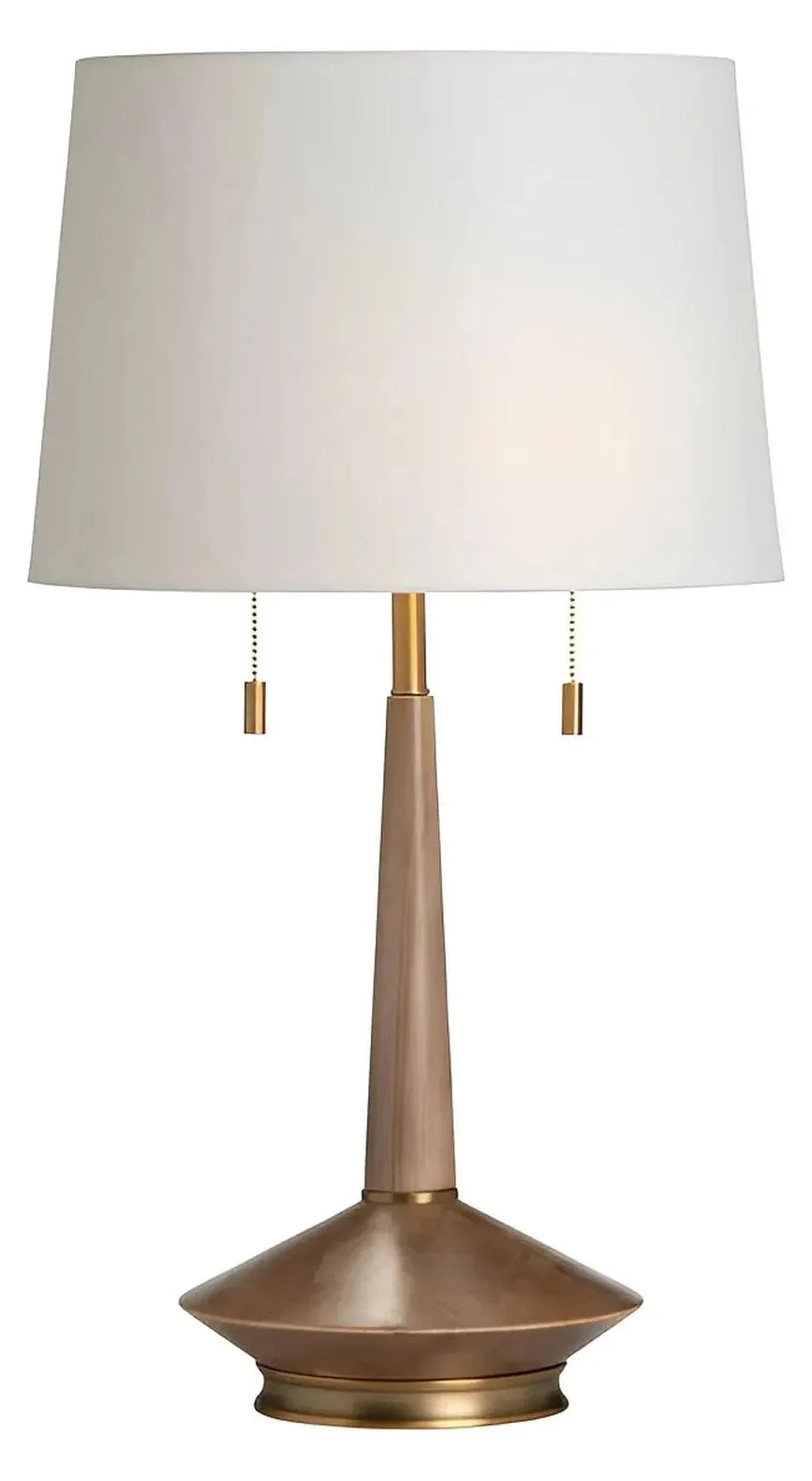 Antares of Newport Table Lamps (2-Pack), Brown, Transitional