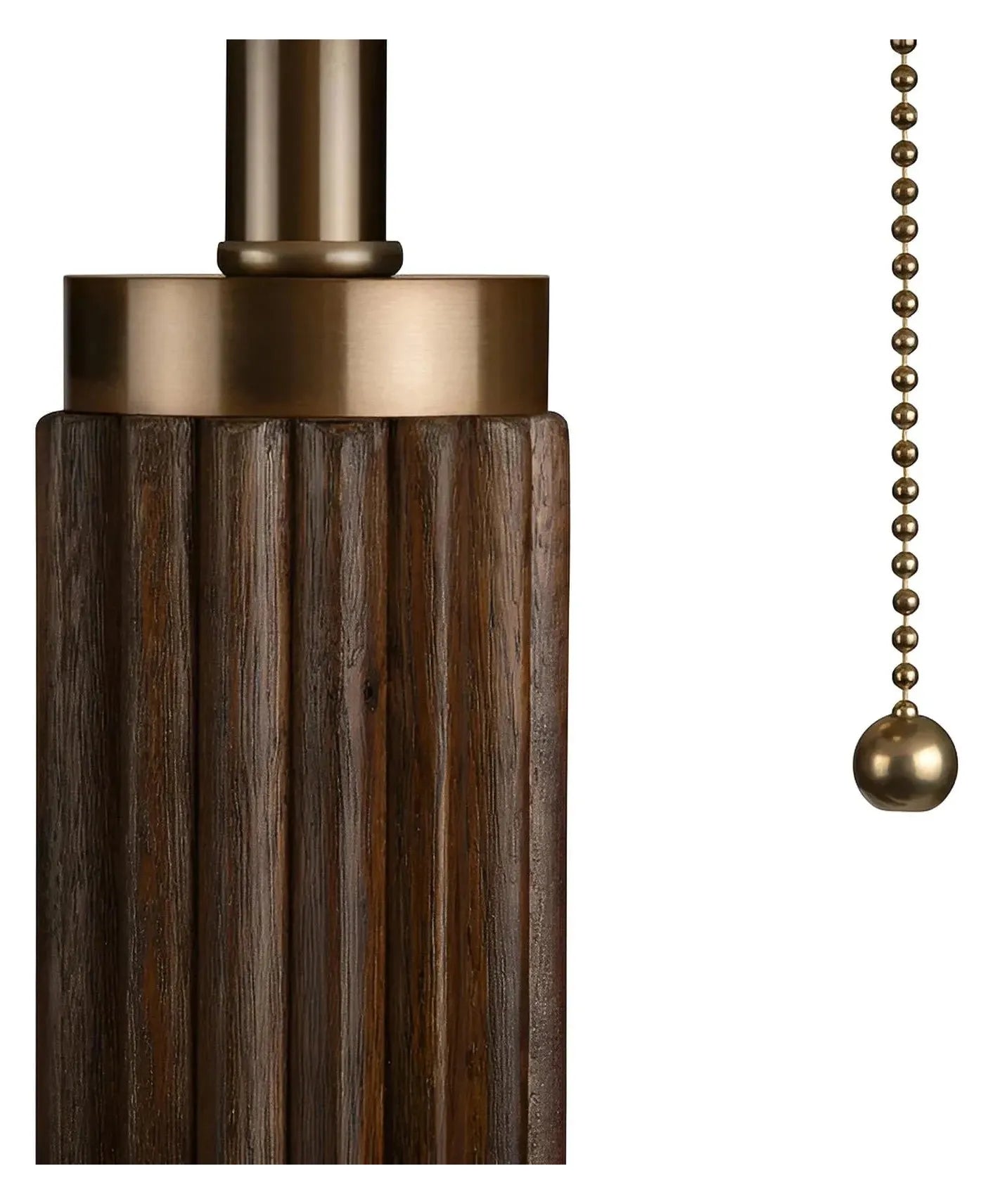 Gienah of Kennebec Bay Floor Lamp, Brown, Transitional