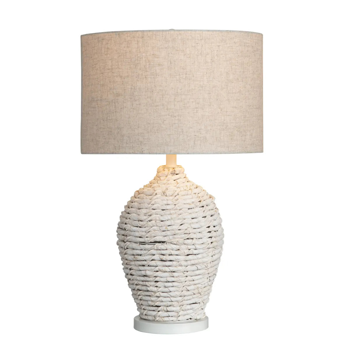Spica of Cape Cod Table Lamps (2-Pack), White, Coastal