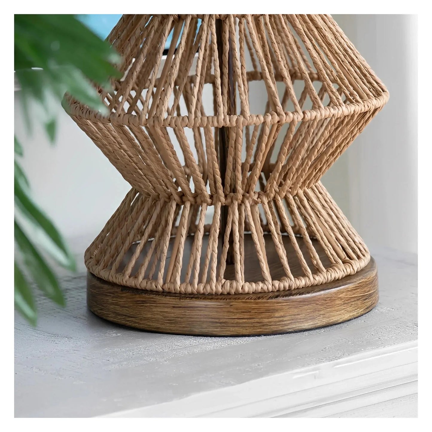 Antares of Burlington Bay Table Lamps (2-Pack), Natural, Coastal