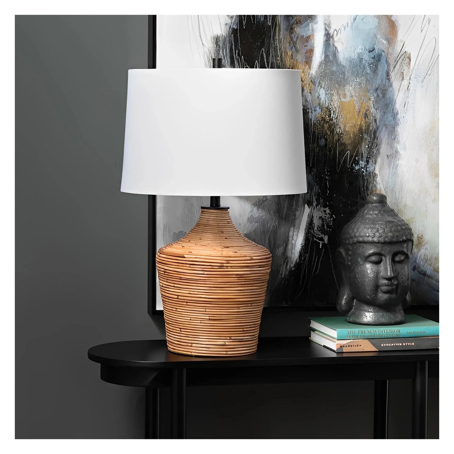 Antares of Marblehead Harbor Table Lamps (2-Pack), Tan, Coastal