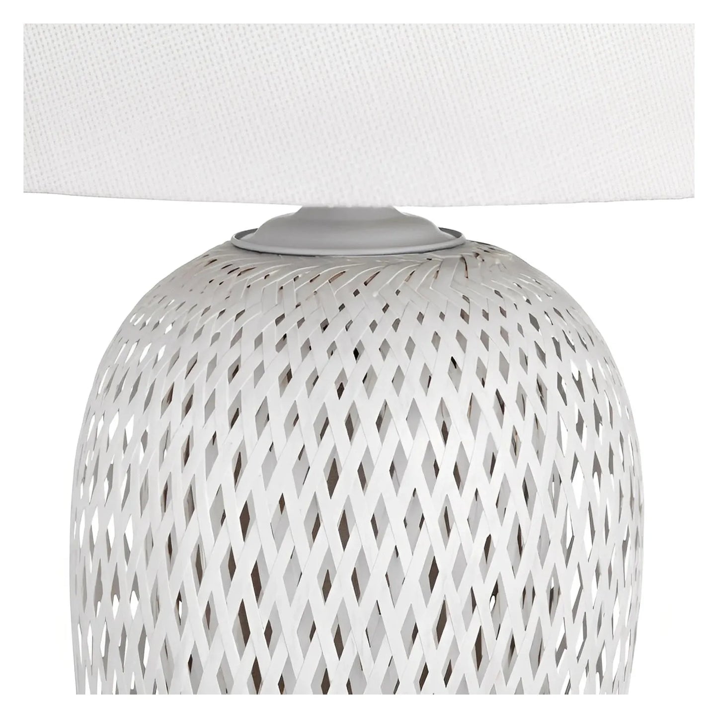 Avior of Stillwater Table Lamps (2-Pack), White, Coastal