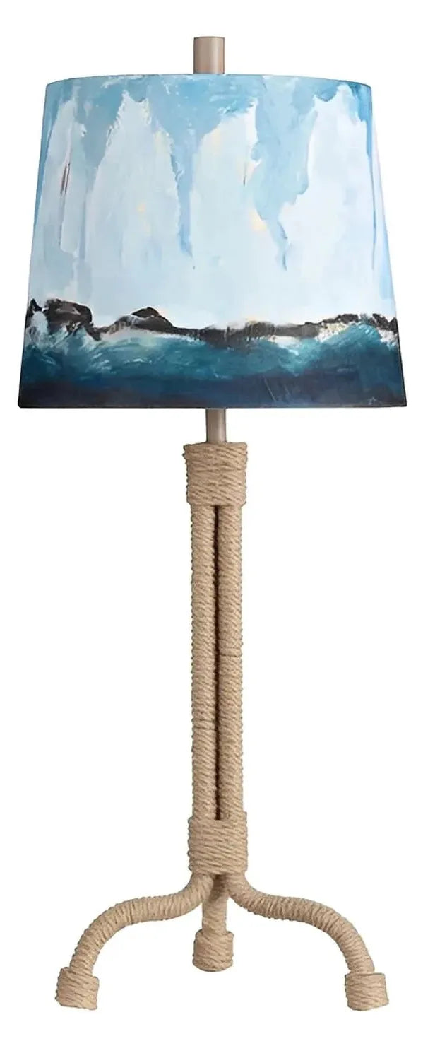 Pavo of Bay Harbor Table Lamps (2-Pack), Natural, Coastal