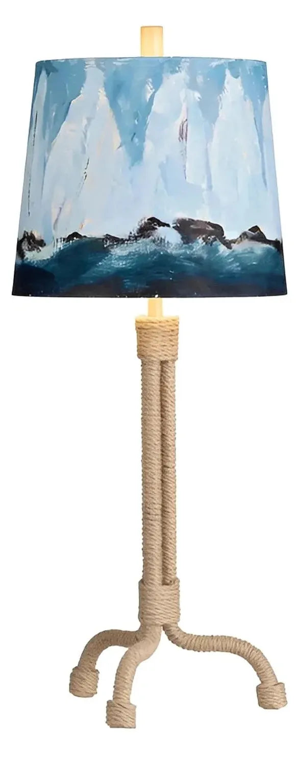 Pavo of Bay Harbor Table Lamps (2-Pack), Natural, Coastal