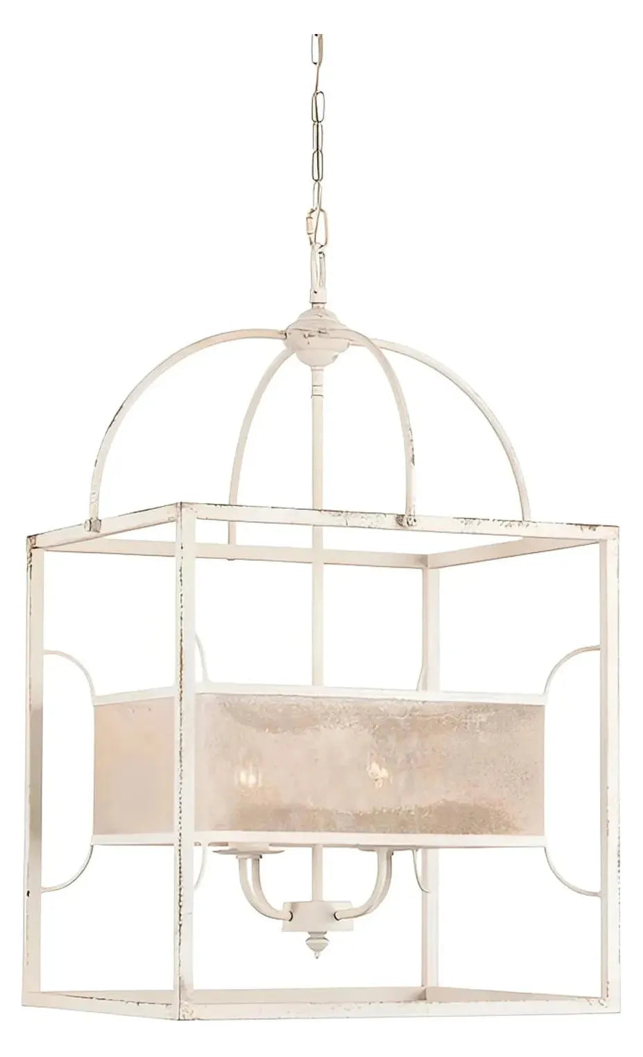 Nunki of Mystic Coast Chandelier, White, Rustic