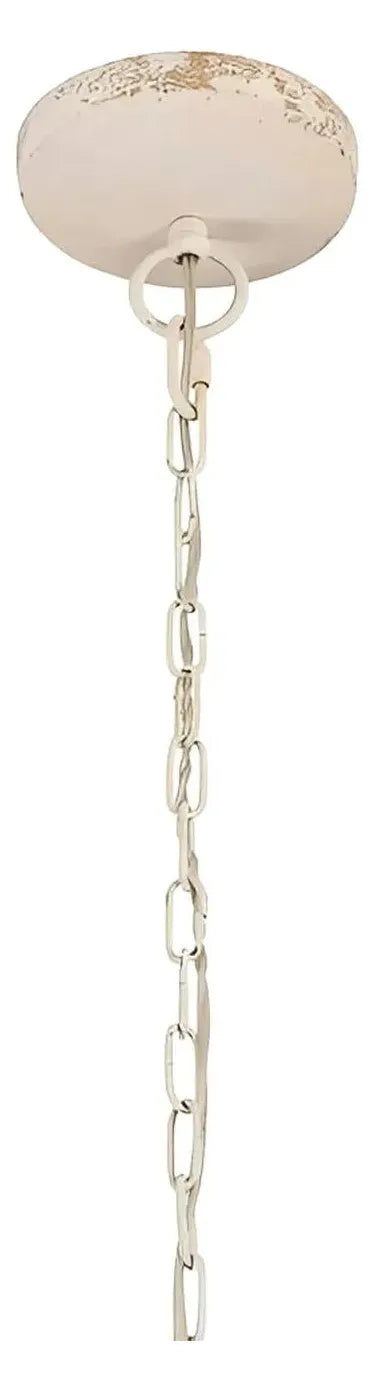 Nunki of Mystic Coast Chandelier, White, Rustic