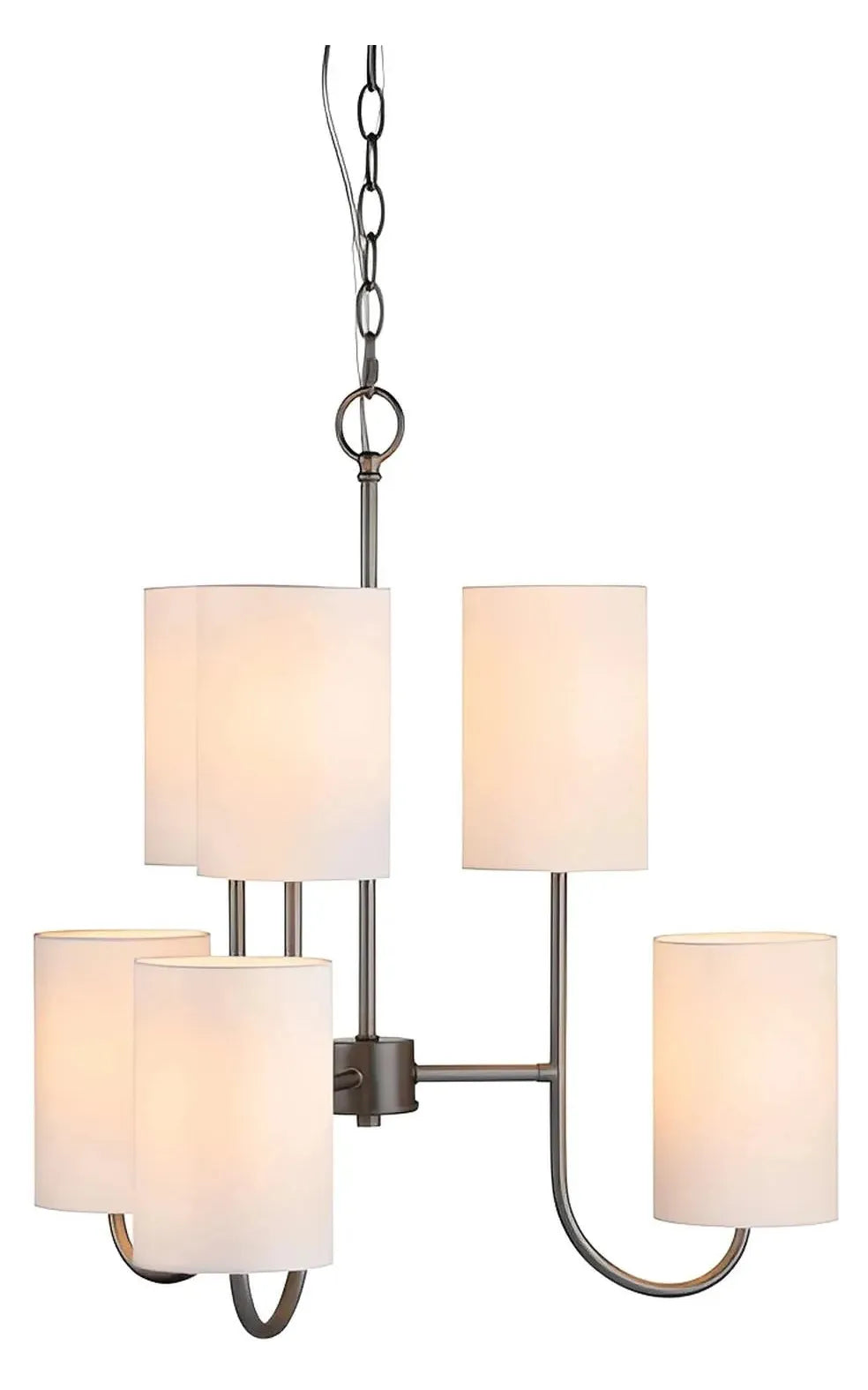 Sirius of Granite Point Chandelier, Silver, Contemporary