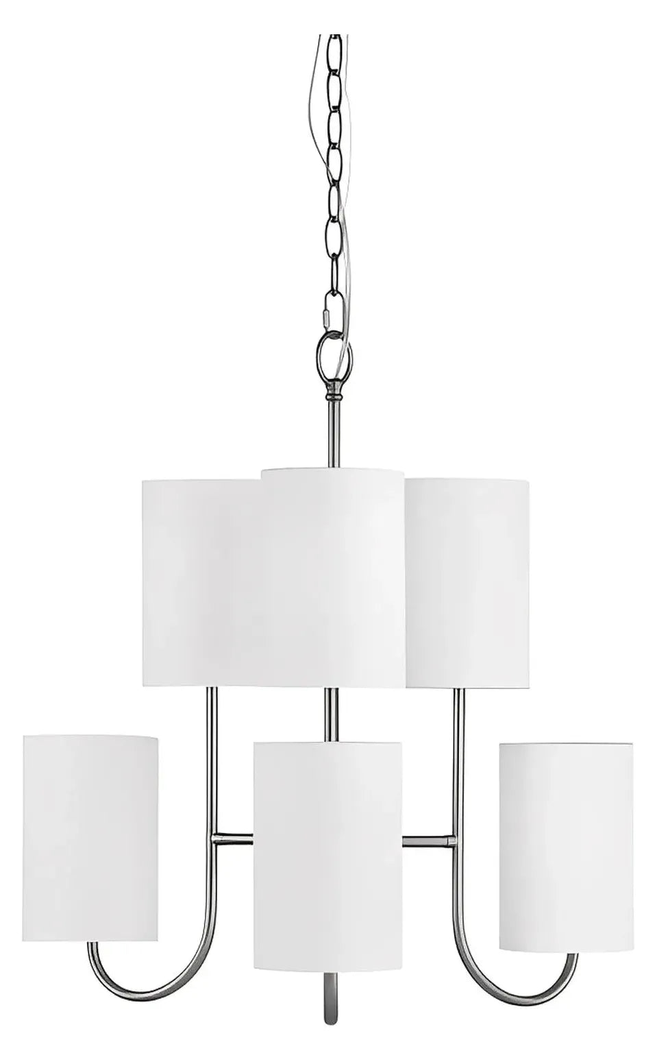 Sirius of Granite Point Chandelier, Silver, Contemporary