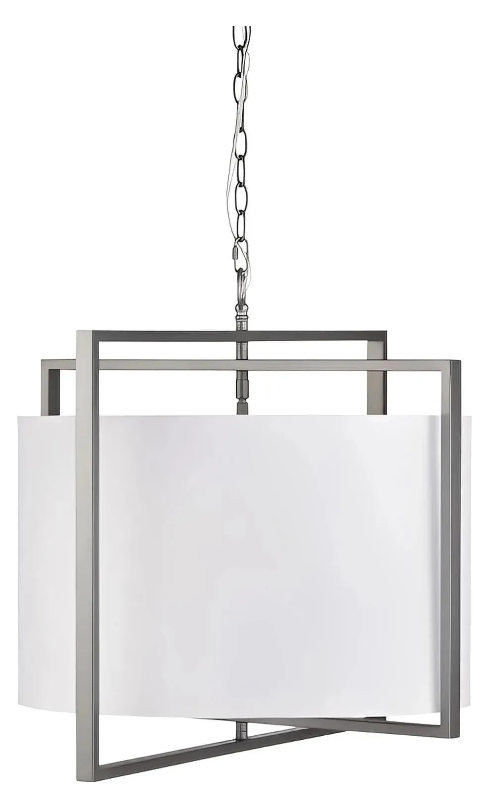Alnair of Kennebec Bay Chandelier, Silver, Contemporary