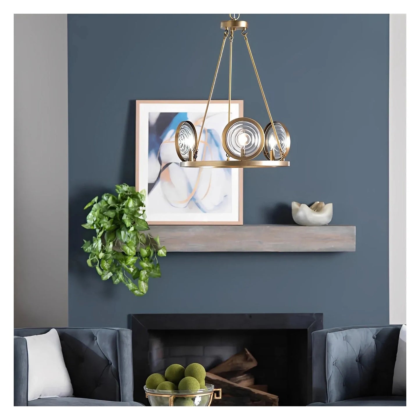 Hadar of Tideview Pendant, Gold, Contemporary