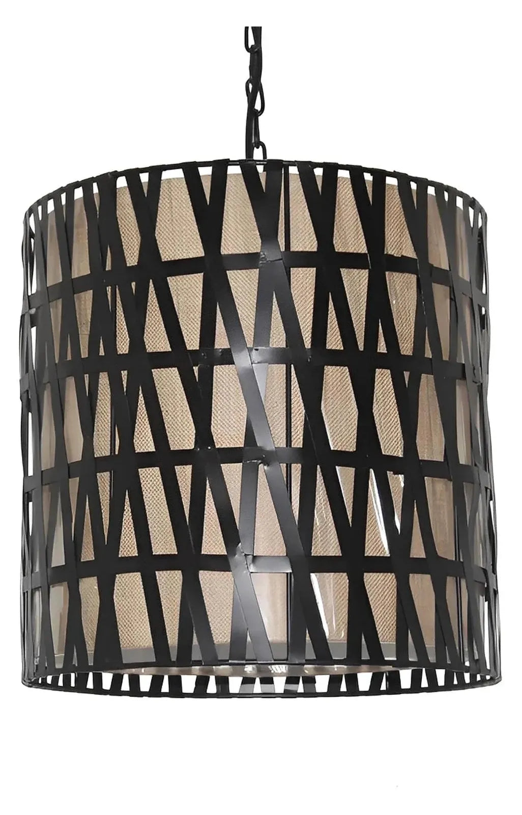 Deneb of Willow Springs Pendant, Black, Rustic