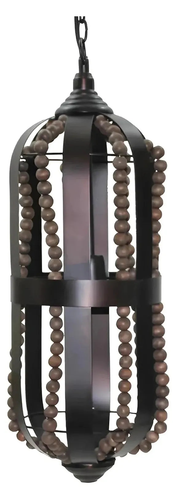 Saida of Millbrook Pendant, Black, Rustic