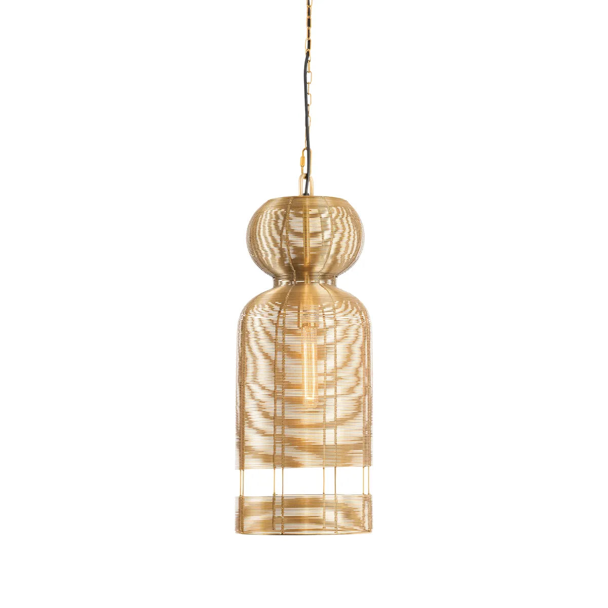 Medium Hampton Wrapped Wire Pendant