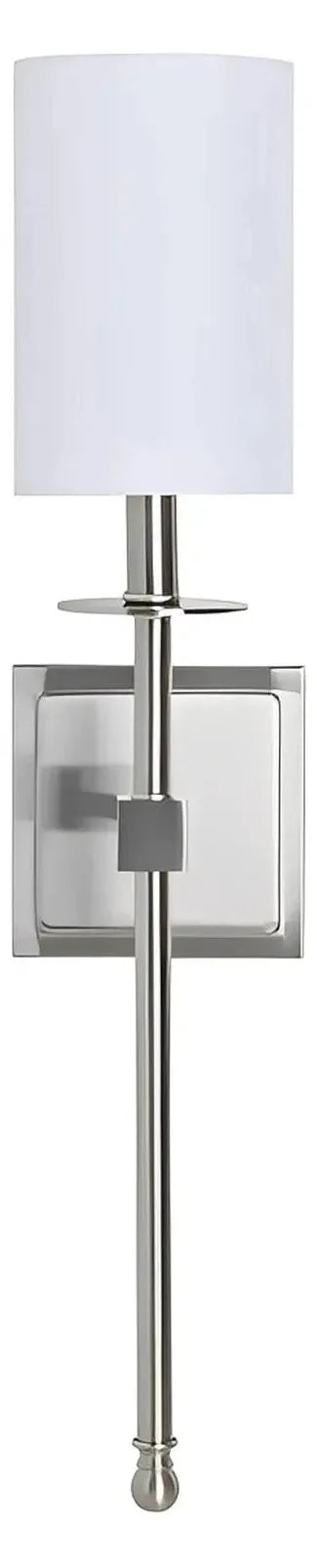 Maia of Marblehead Harbor Sconce (2-Pack), Silver, Traditional