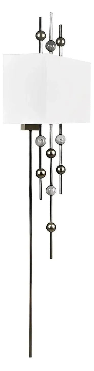 Procyon of Woodstock Sconce (2-Pack), Silver, Contemporary