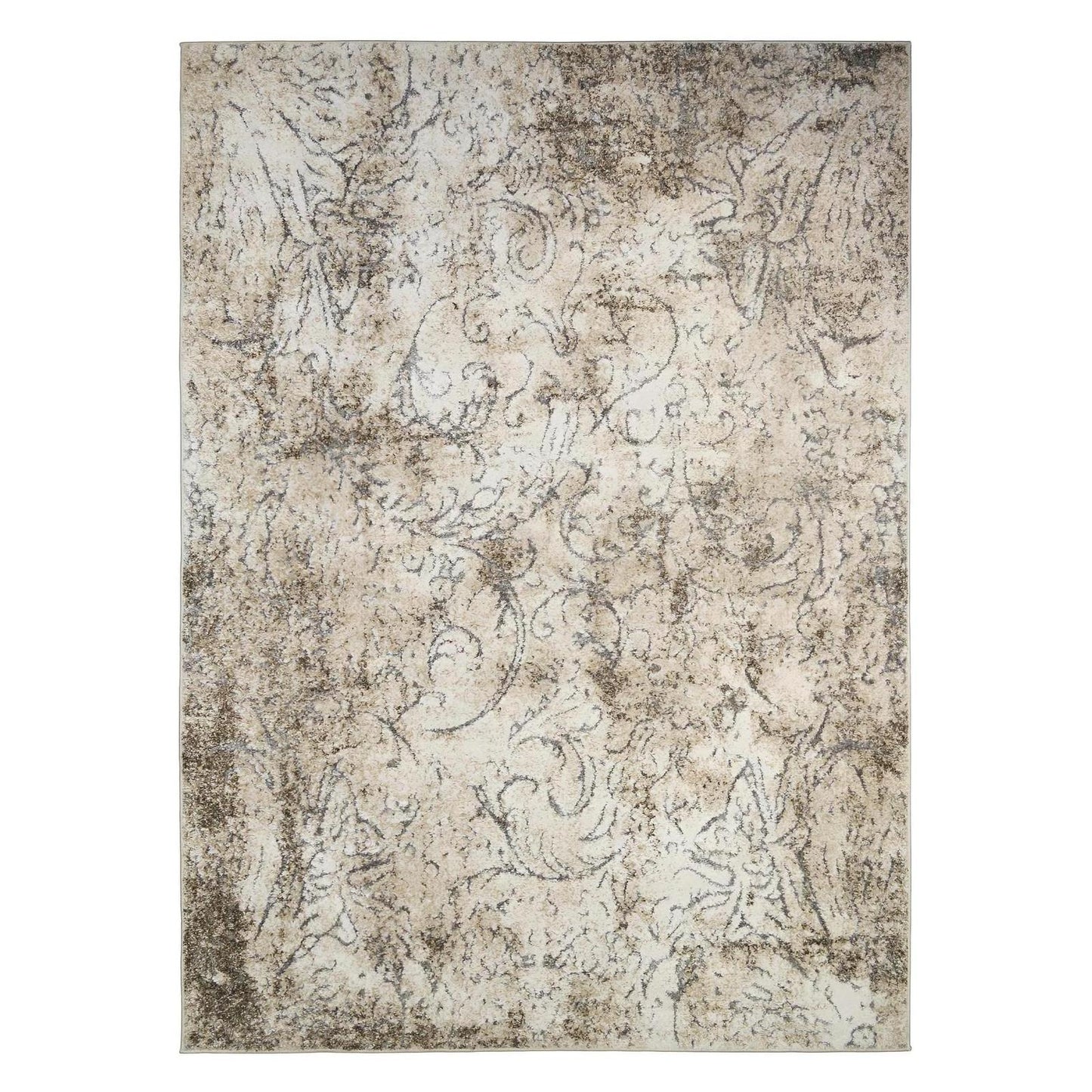 Denver High/Low Textured Rugs 12mm Pile Height - Majestic Cream 7'10"x9'10"