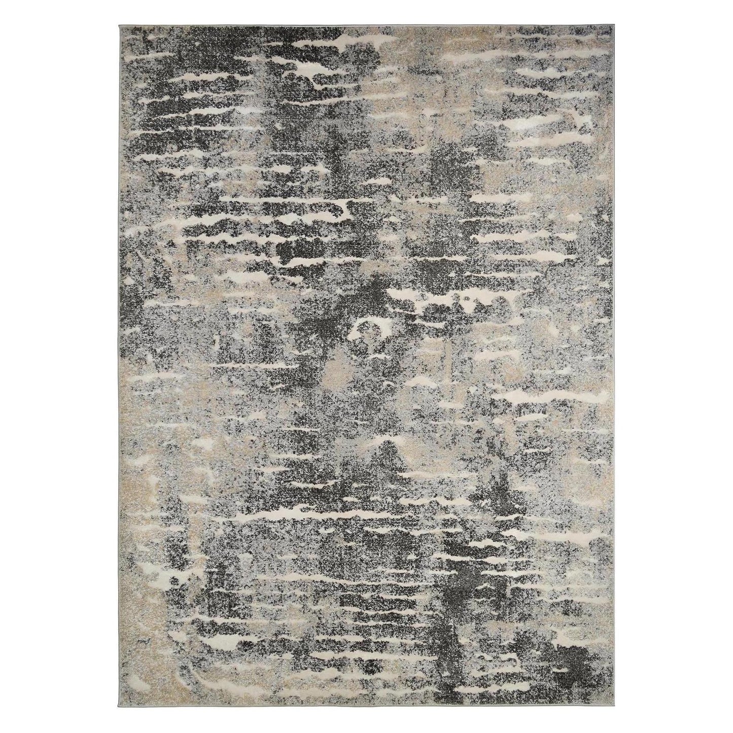 Denver High/Low Textured Rugs 12mm Pile Height - Slate Gray 7'10"x9'10"