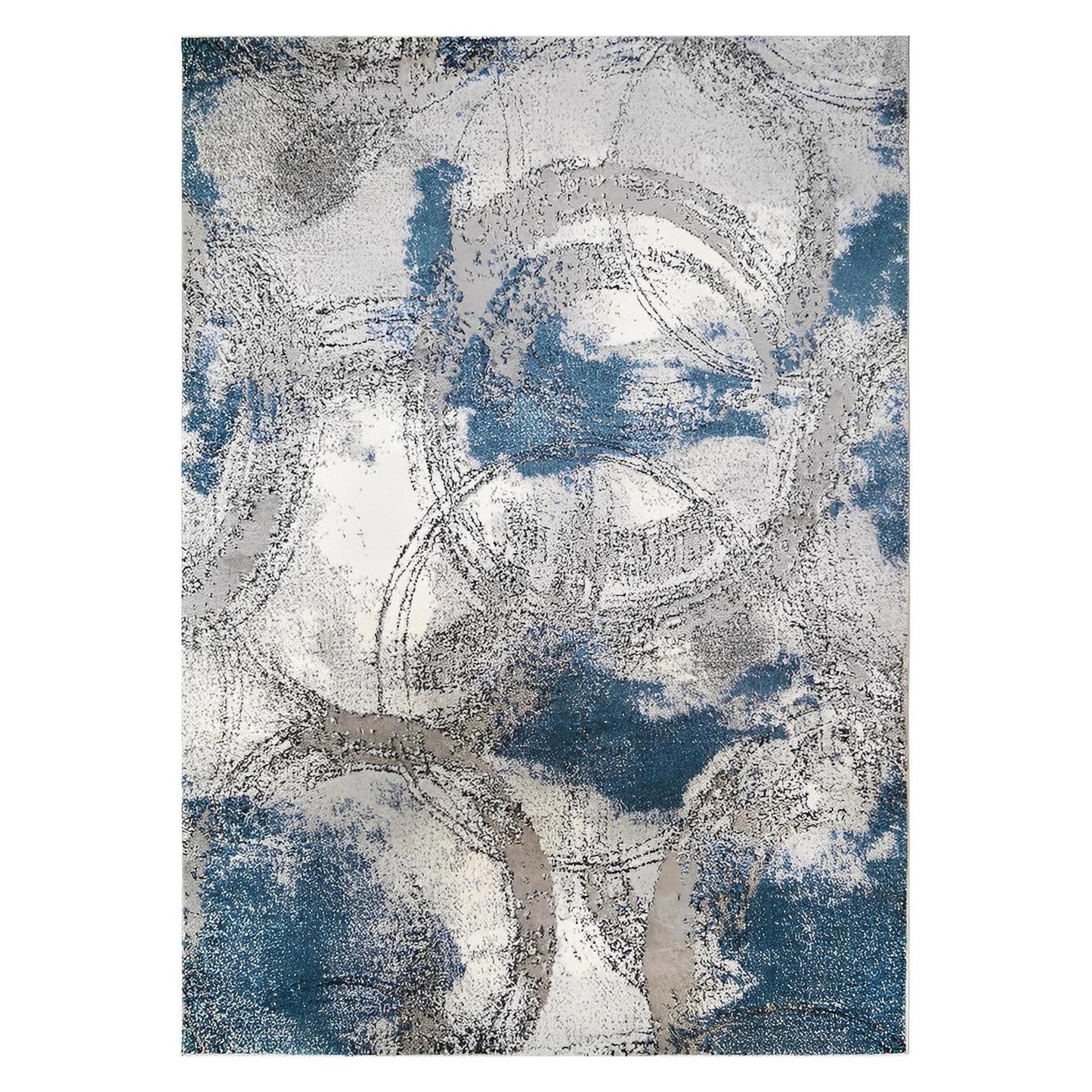 Denver High/Low Textured Rugs 12mm Pile Height - Tango Multi 5'3"x7'3"