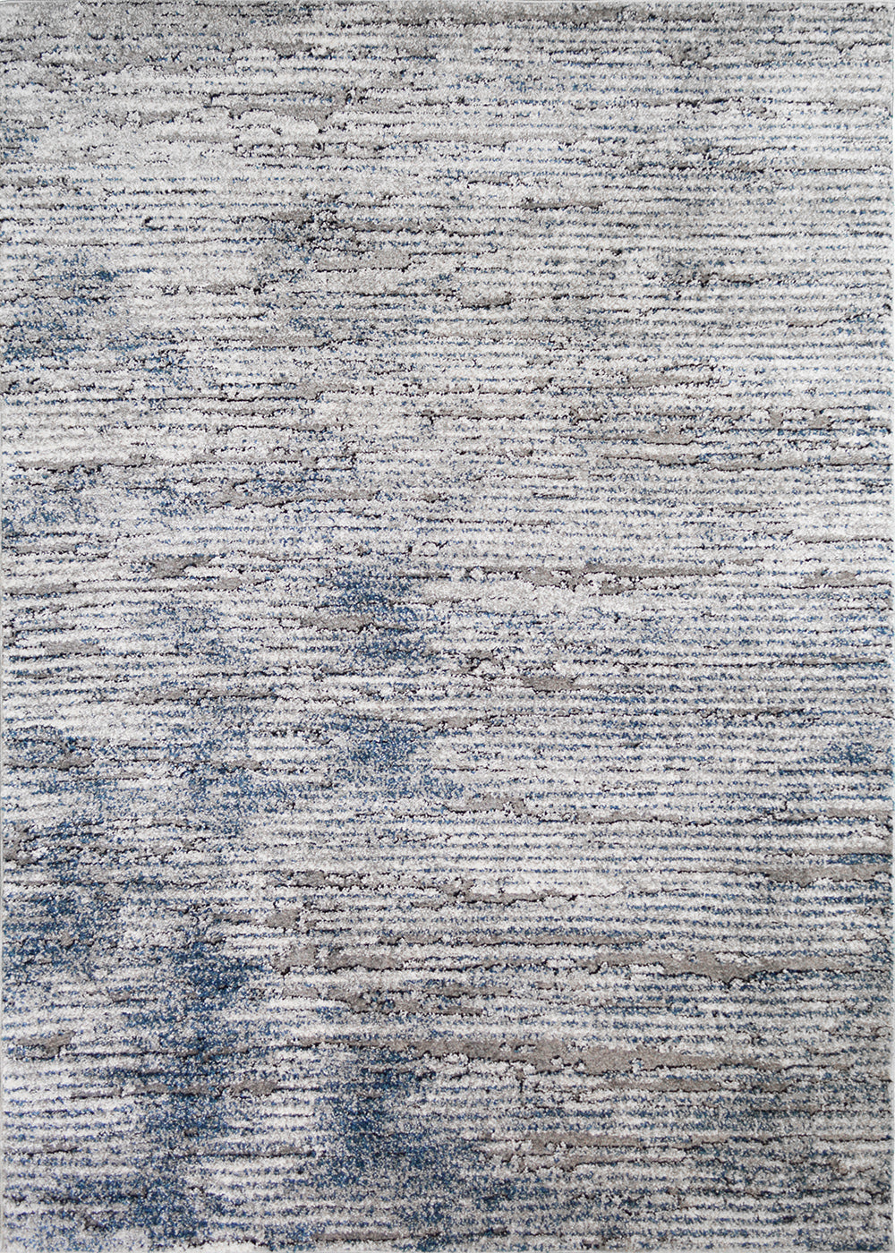 Denver High/Low Textured Rugs 12mm Pile Height -  Druid Blue 7'10"x9'10"