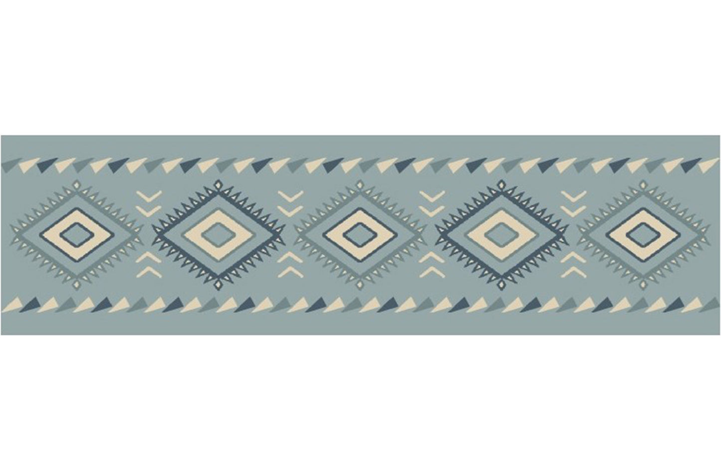 Cozy Cabin Diamonds Earth Tones Stair Tread 9"x30" (Pack of 13), Made in the USA, 8mm pile height