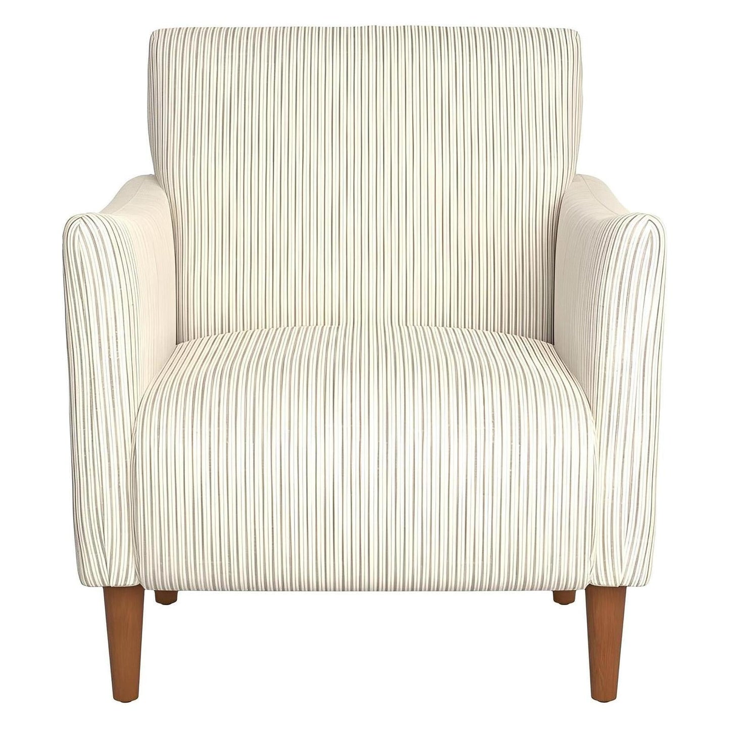Ash stripe Upholstered Accent Chair with Arms (2-Pack)