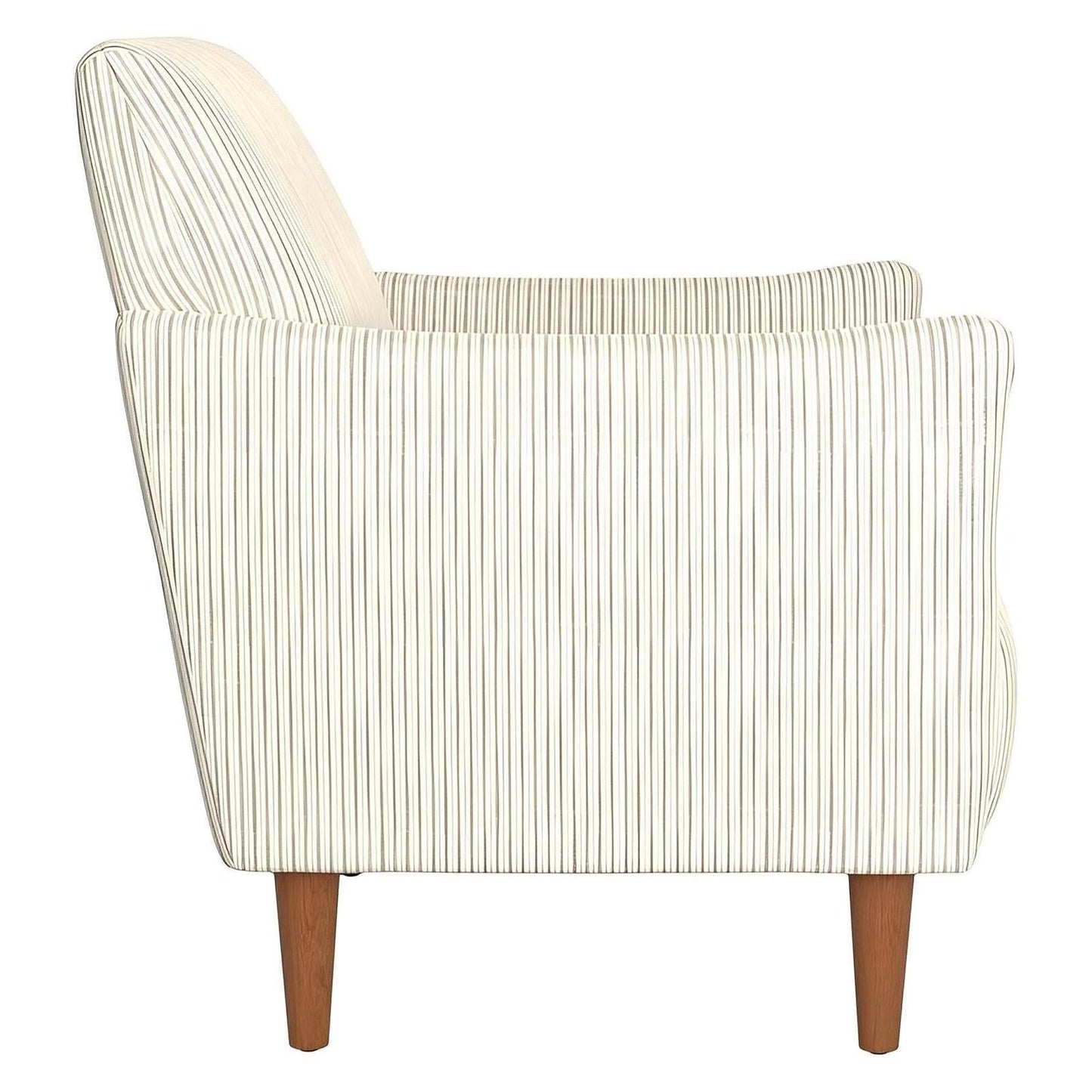 Ash stripe Upholstered Accent Chair with Arms (2-Pack)