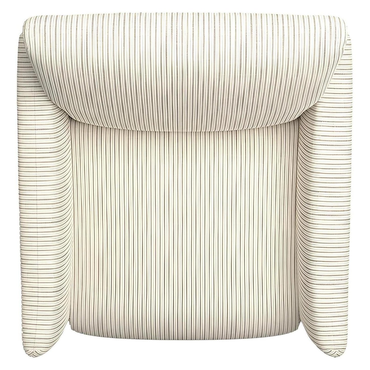 Ash stripe Upholstered Accent Chair with Arms (2-Pack)