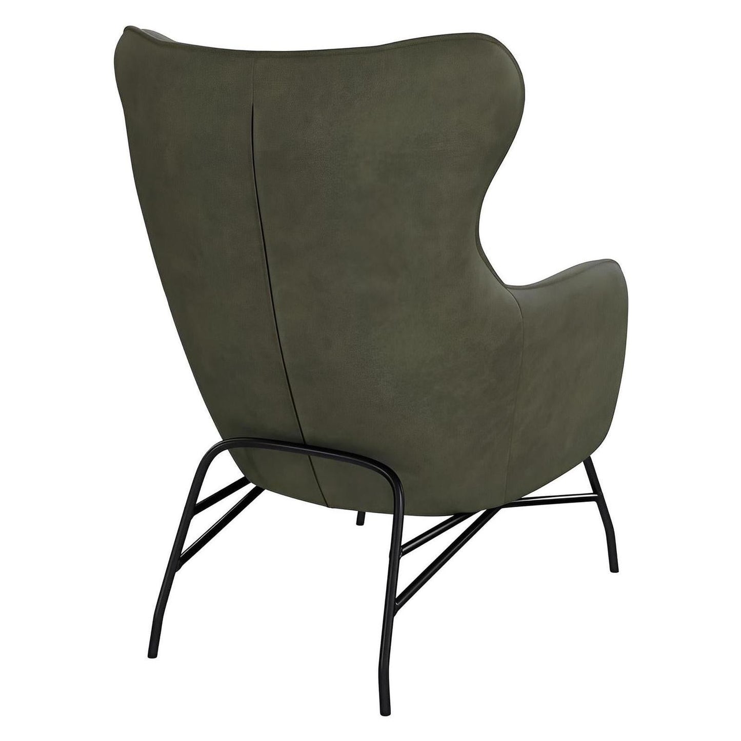 Green pu Upholstered Accent Chair Contemporary Design (2-Pack)