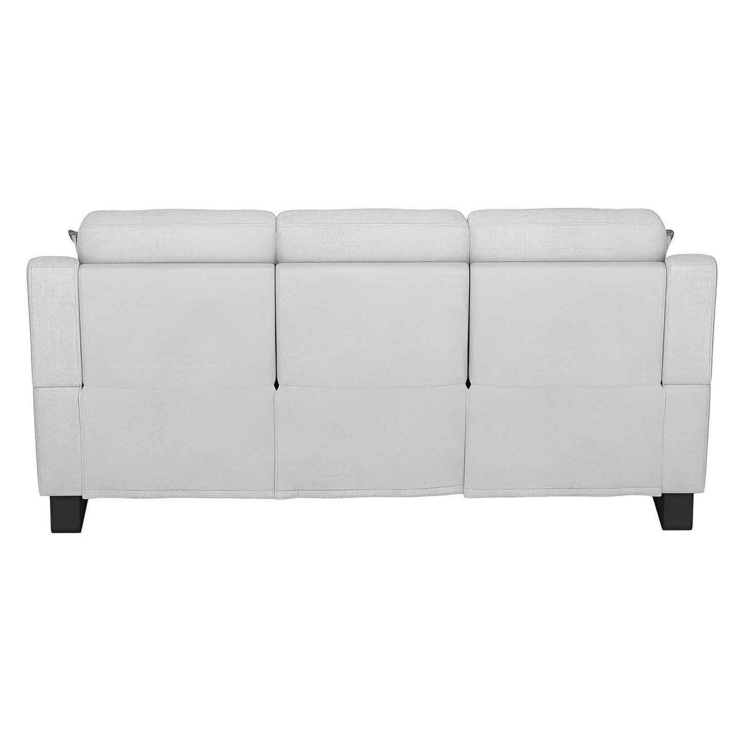 2P SOFA W / DROP DOWN TABLE, STORAGE DRAWER & 2 PILLOWS - CREAM