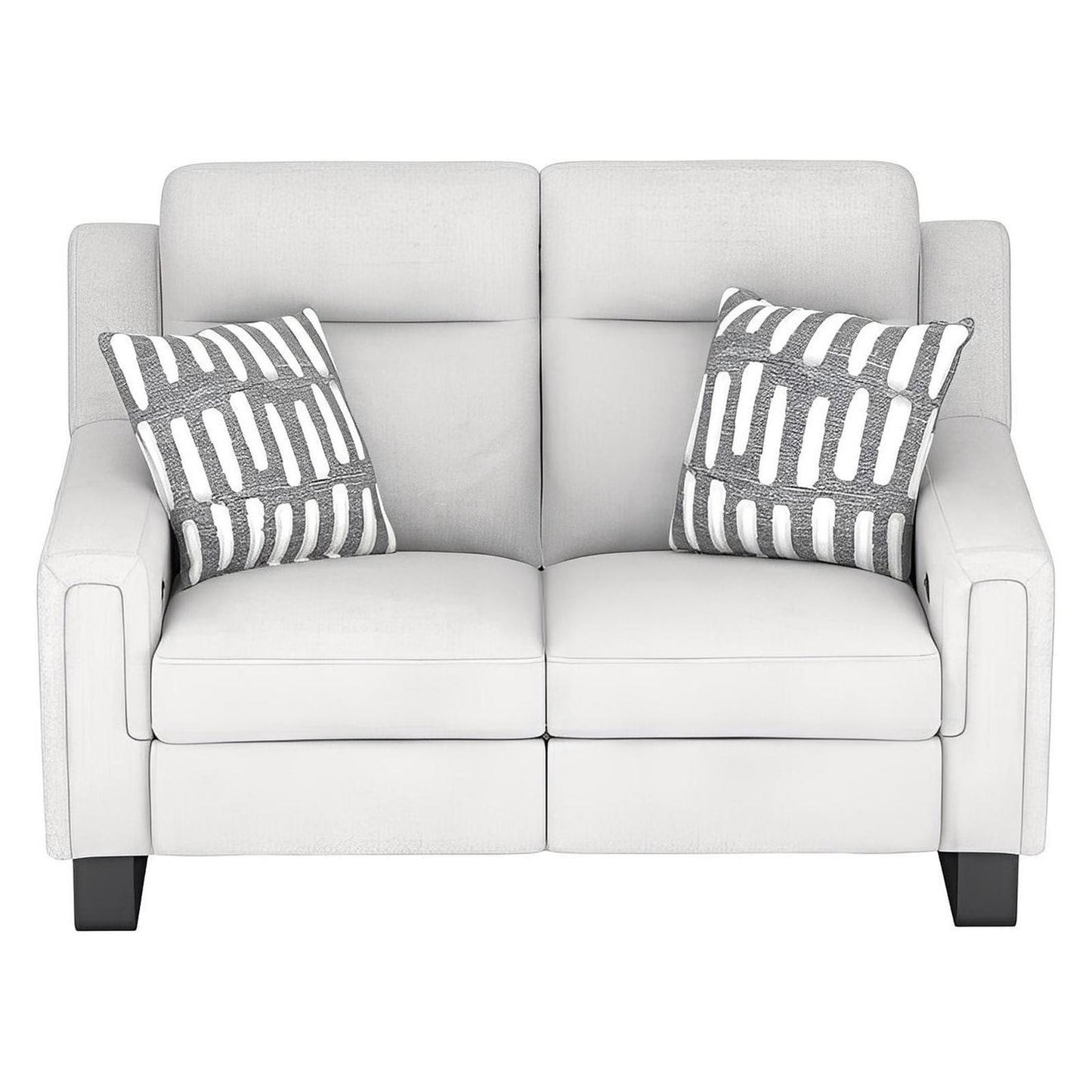 2P LOVESEAT W / 2 PILLOWS - CREAM