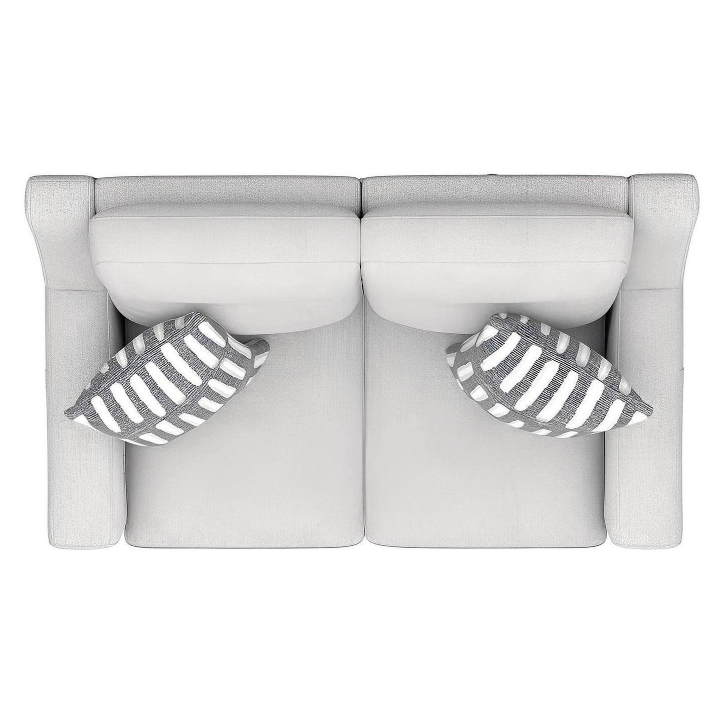 2P LOVESEAT W / 2 PILLOWS - CREAM