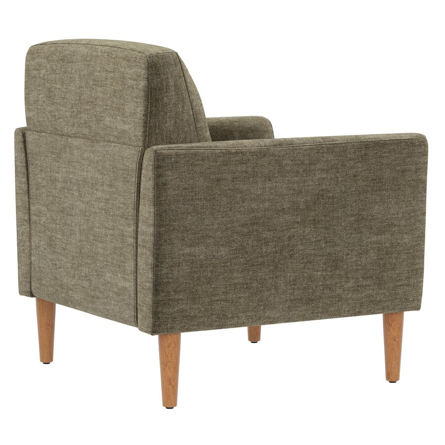 Mineral Upholstered Accent Chair with Button Tufts and Arms (2-Pack)