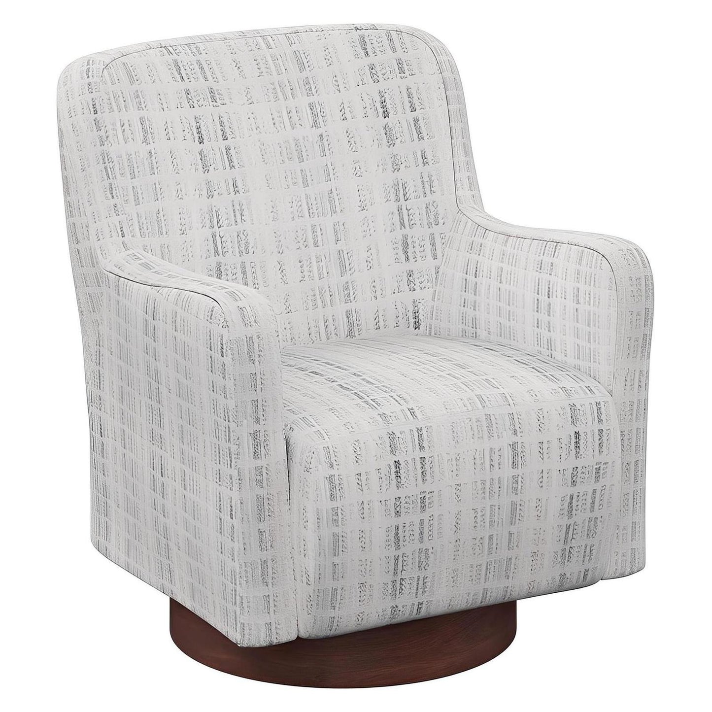 Mist Fabric Swivel Accent Chair (2-Pack)
