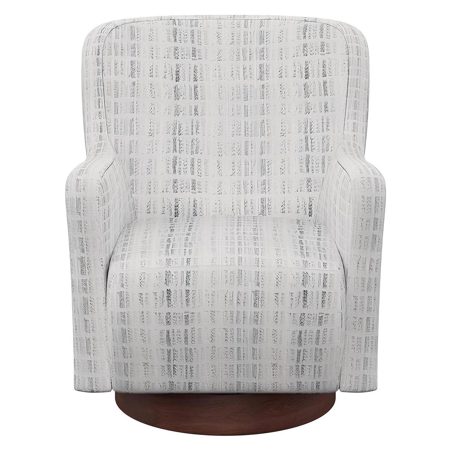 Mist Fabric Swivel Accent Chair (2-Pack)