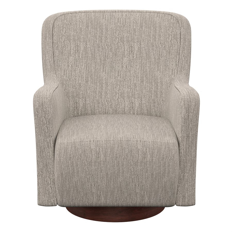 Speckled Tan Fabric Swivel Accent Chair (2-Pack)