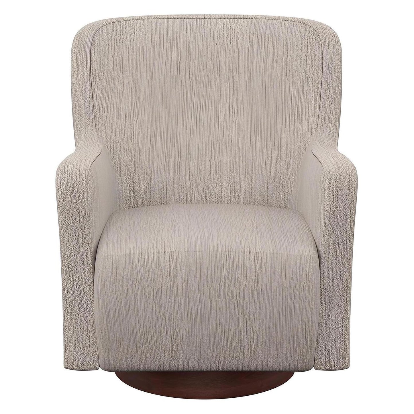 Speckled Tan Fabric Swivel Accent Chair (2-Pack)