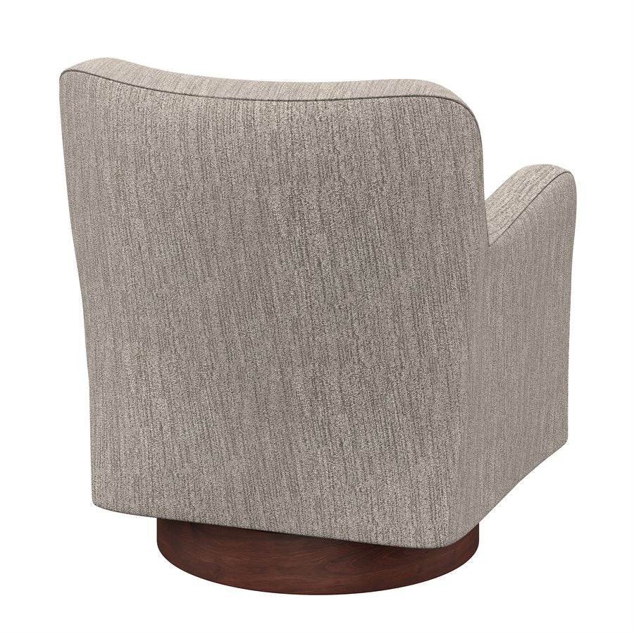 Speckled Tan Fabric Swivel Accent Chair (2-Pack)
