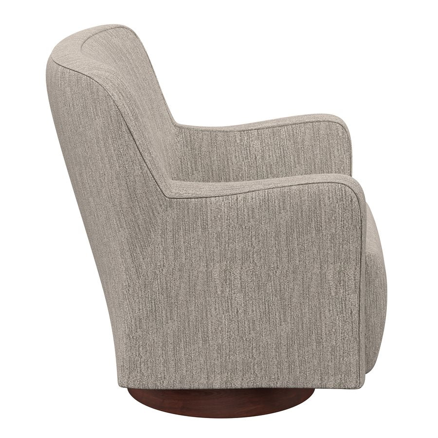 Speckled Tan Fabric Swivel Accent Chair (2-Pack)