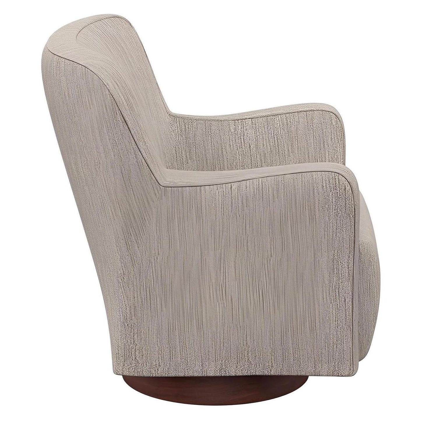 Speckled Tan Fabric Swivel Accent Chair (2-Pack)