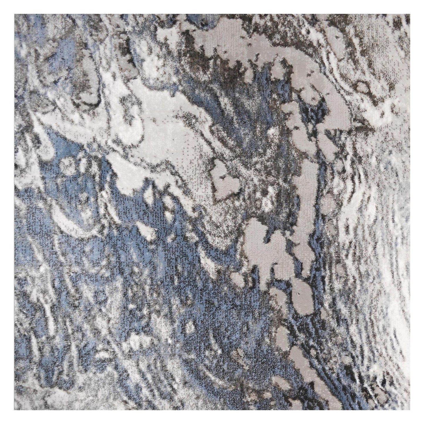 Everest Area Rug Splash Blue 5'3"x7'3" - Ultra Dense, Soft, 12mm pile height