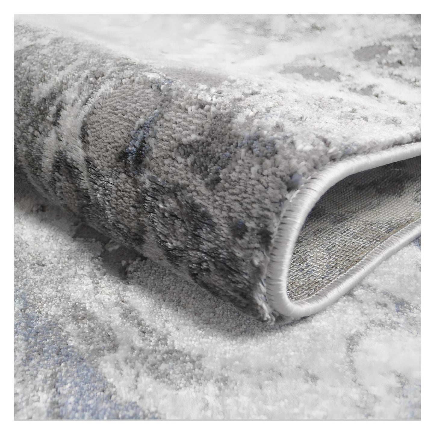 Everest Area Rug Splash Blue 9'2"x12'10" - Ultra Dense, Soft, 12mm pile height