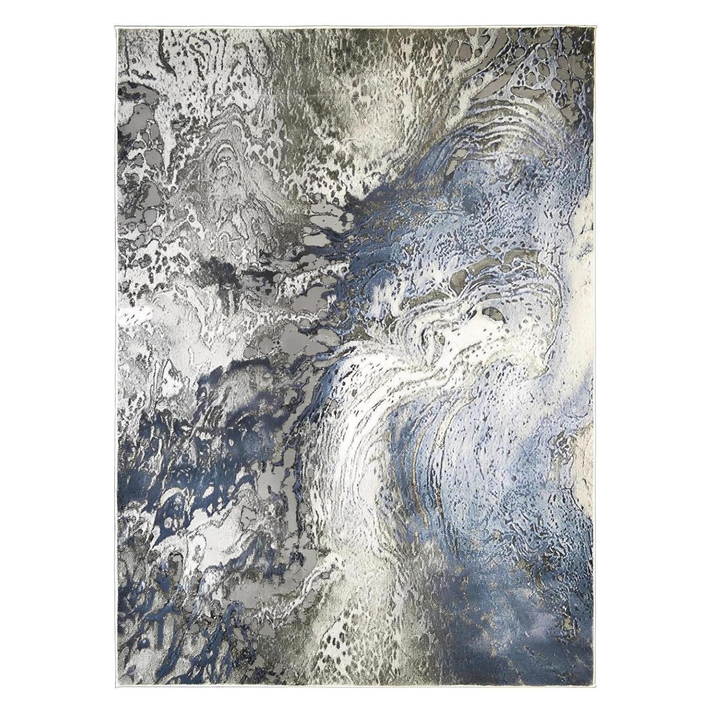 Everest Area Rug Splash Blue 11'9"x15'1" - Ultra Dense, Soft, 12mm pile height