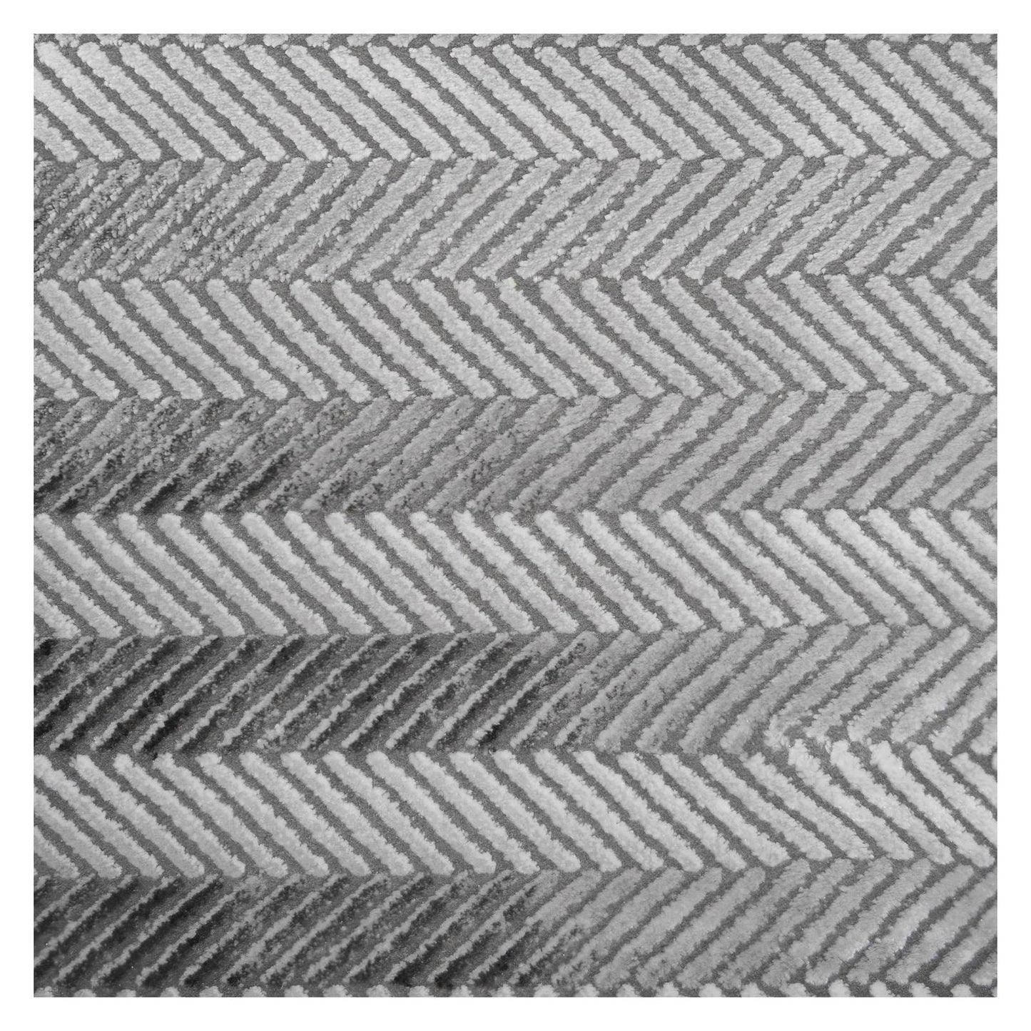 Everest Area Rug Domino Gray 7'10"x9'10" - Ultra Dense, Soft, 12mm pile height