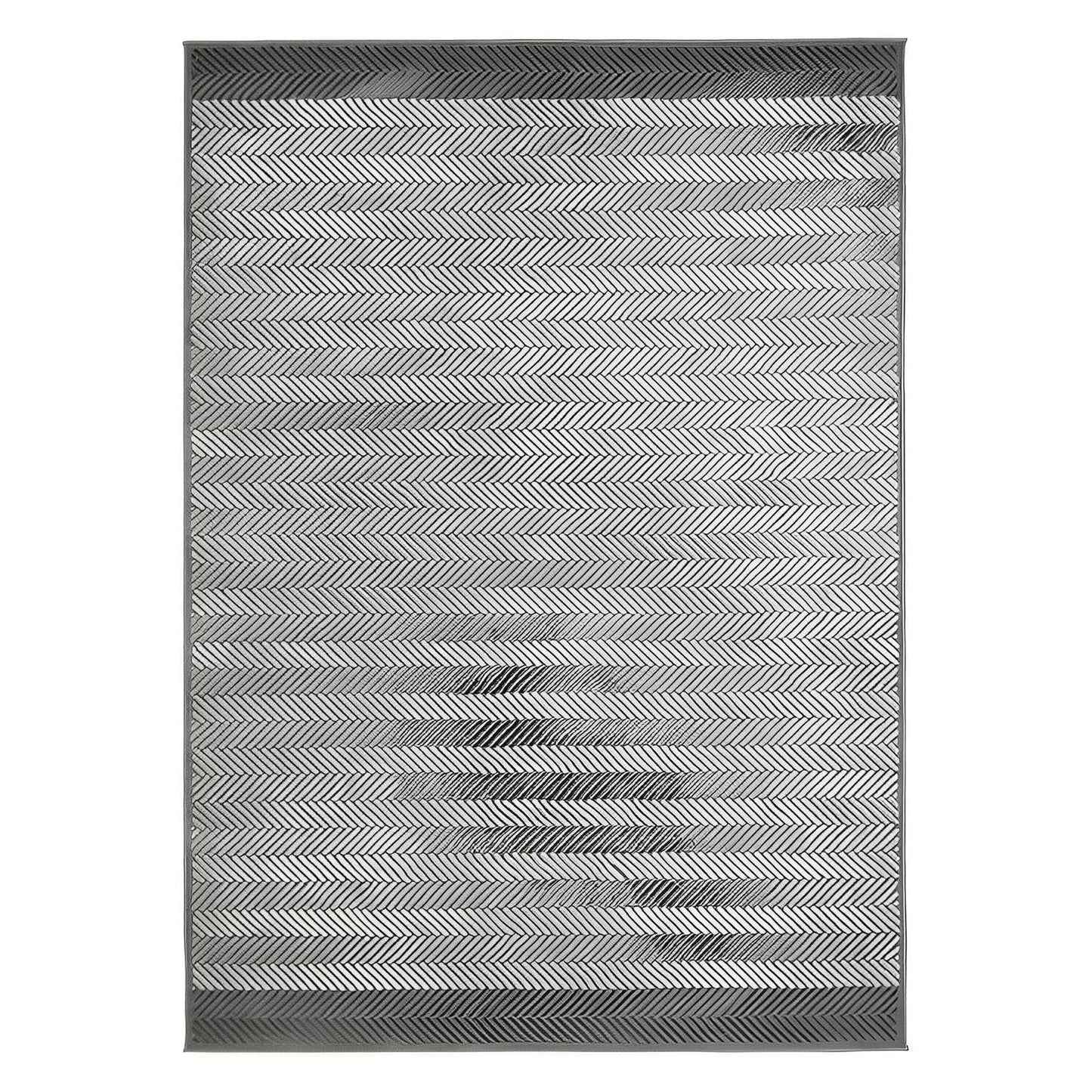 Everest Area Rug Domino Gray 5'3"x7'3" - Ultra Dense, Soft, 12mm pile height