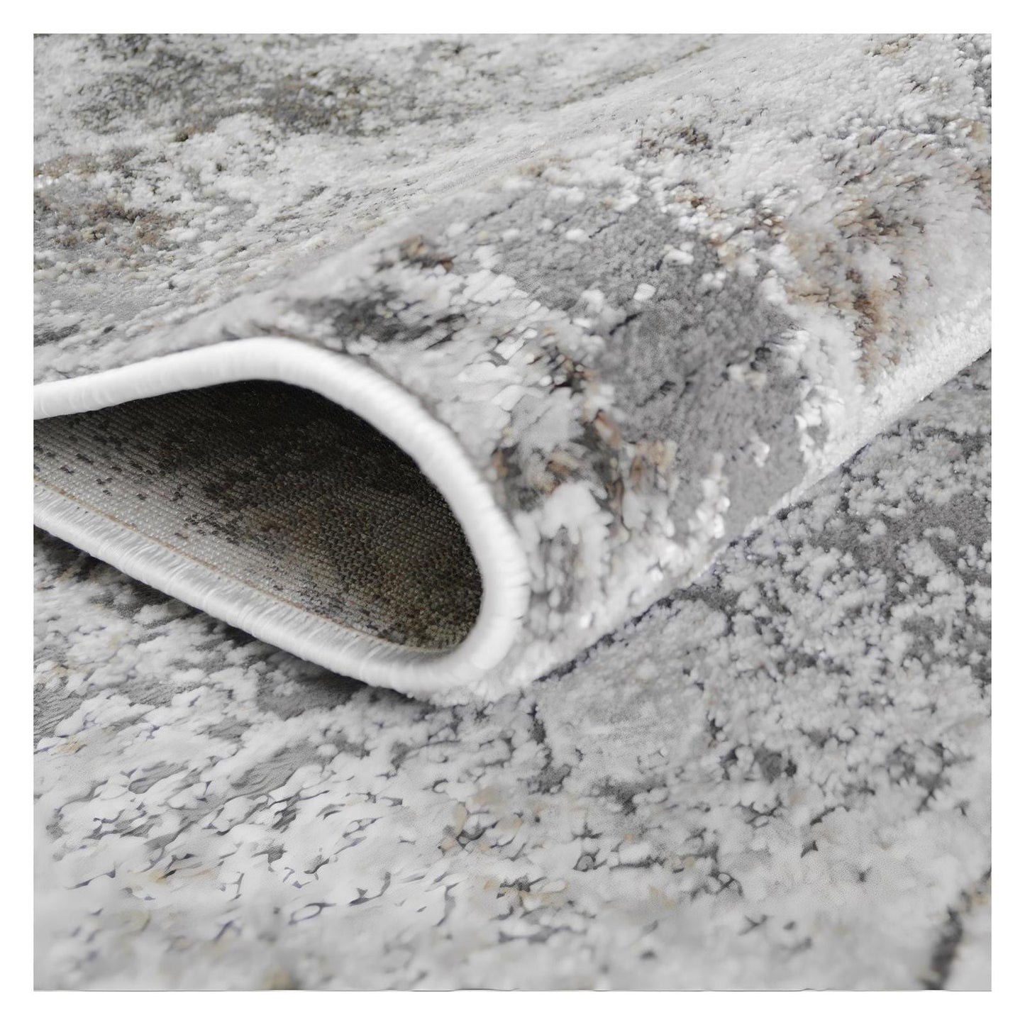 Everest Area Rug Quartz Gold 11'9"x15'1" - Ultra Dense, Soft, 12mm pile height