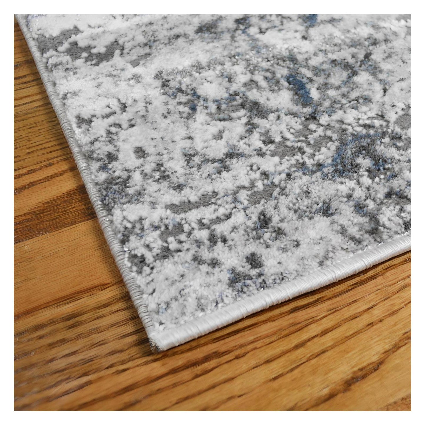 Everest Area Rug Quartz Blue 7'10" Round - Ultra Dense, Soft, 12mm pile height