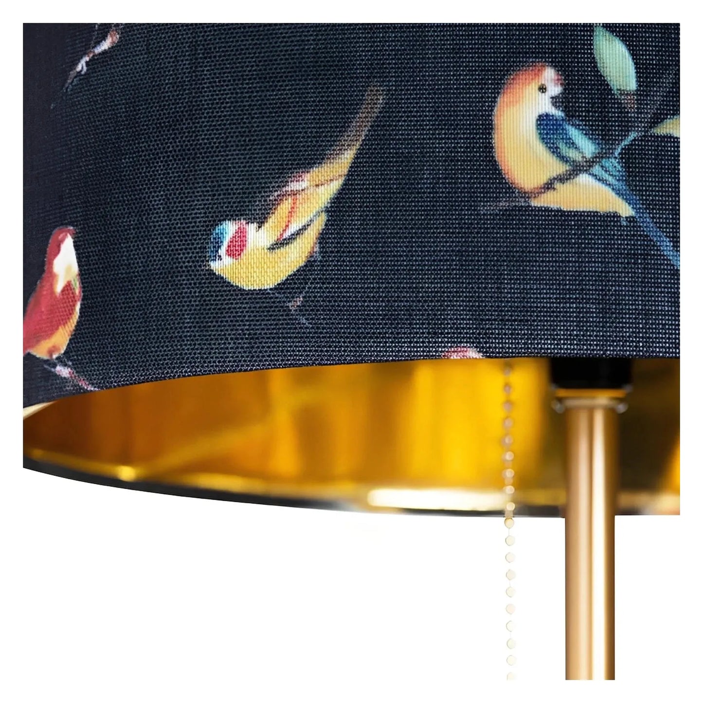 Birds of Foxboro Table Lamps (2-Pack), White Marble Base