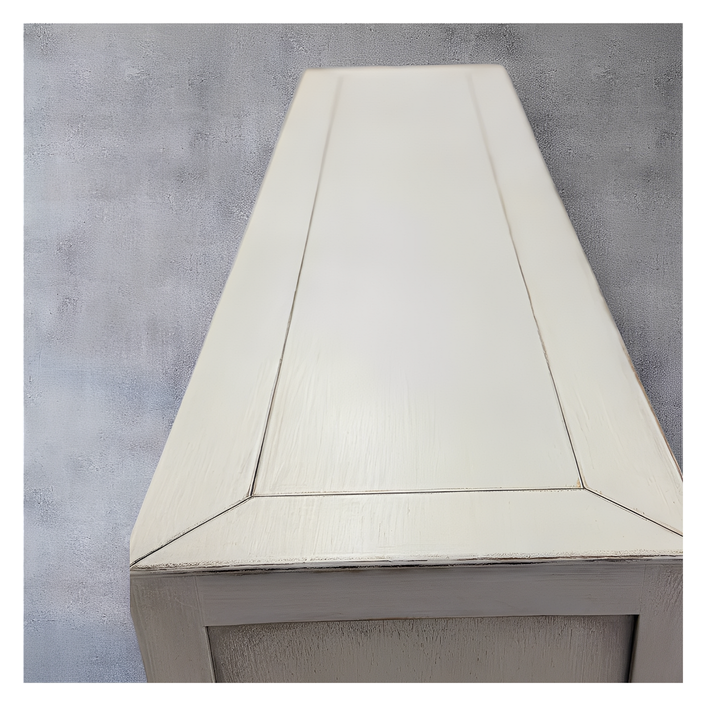 Chamerolles Ivory Handcrafted Dining Room Buffet Table In Antique Finish 19.5 x 78 x 36