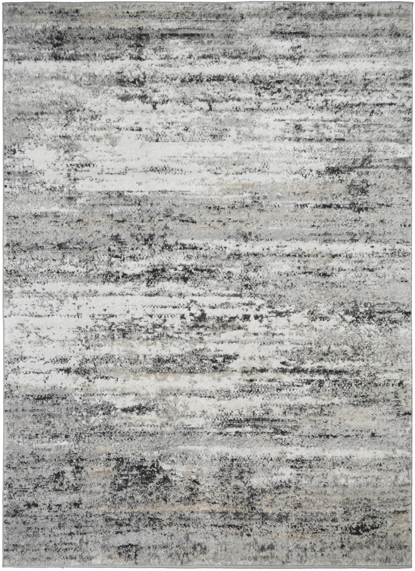 Firenze Area Rug Crescent Ivory 5'3"x7'3" Traditional Design, Low-Profile 9mm pile height, Thin