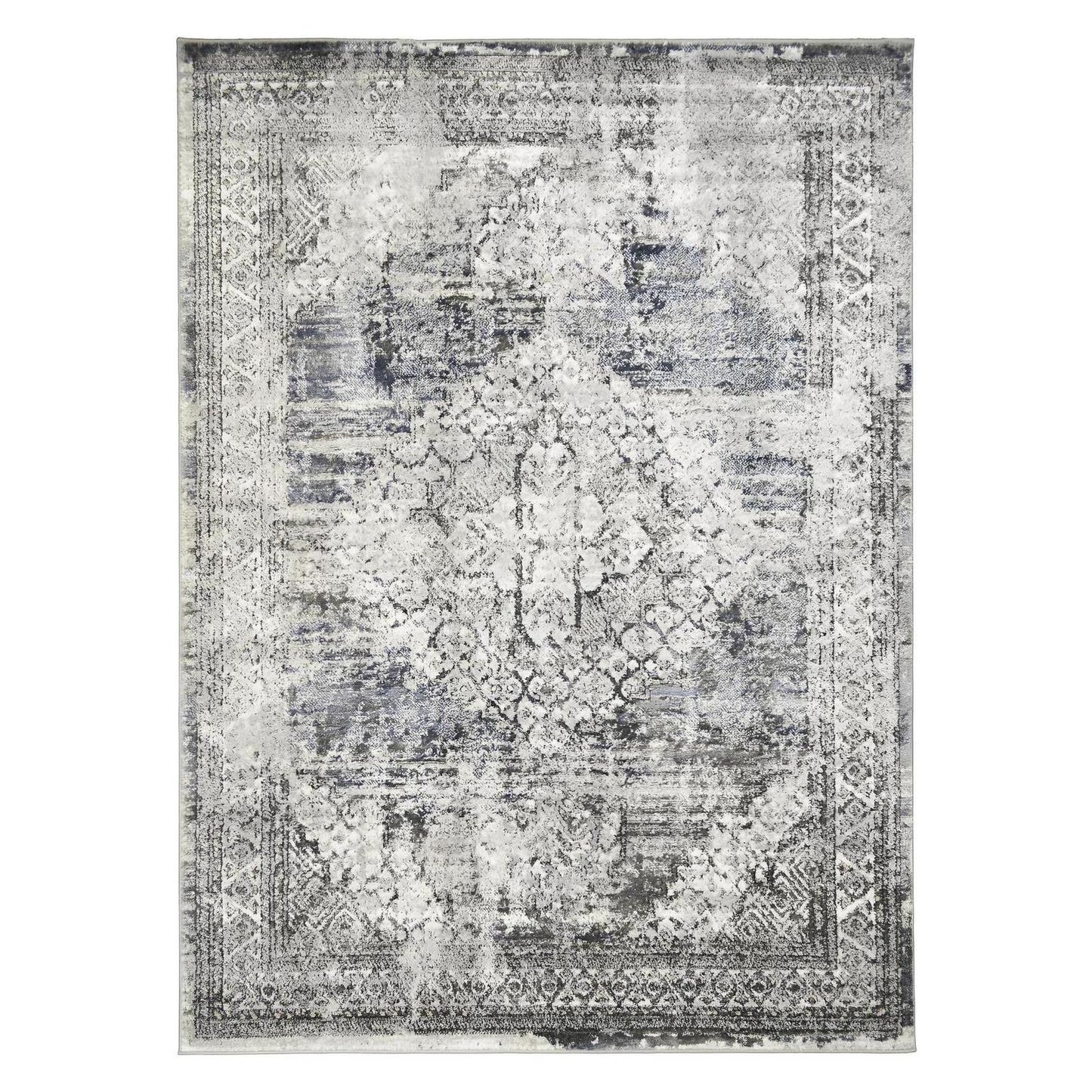 Firenze Area Rug Regal Vintage 5'3"x7'3" Traditional Design, Low-Profile 9mm pile height, Thin